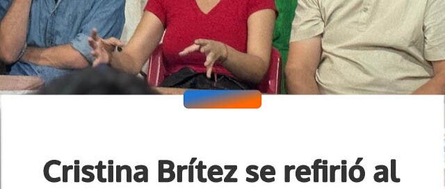 Cristina Brítez se refirió al escenario electoral 2027 y planteó “la coherencia” como eje para un frente en Misiones