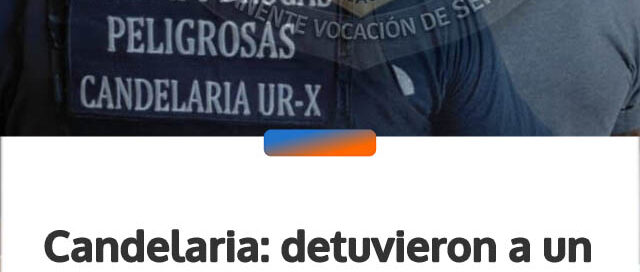 Candelaria: detuvieron a un hombre acusado de robar en la casa de un vecino que estaba de viaje